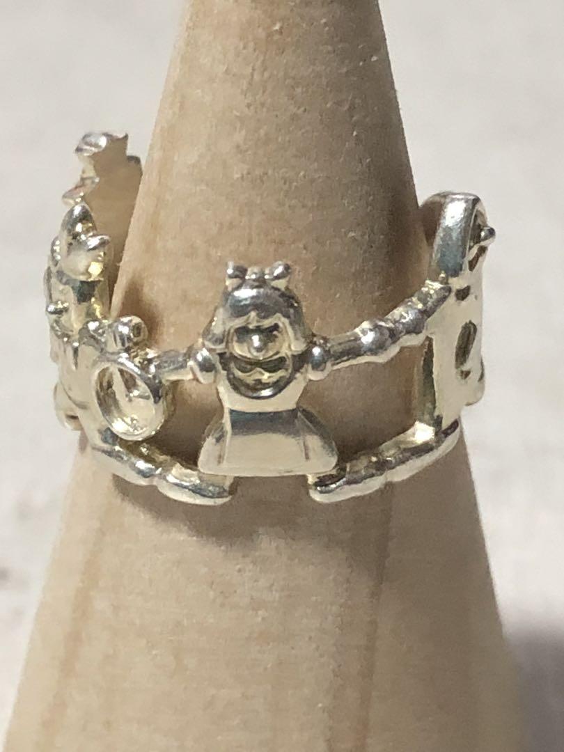 アリスモチーフ　トランプ兵　白うさぎ　ハートの女王　SILVER 925 約9号