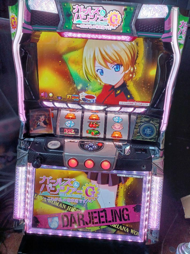 【送料無料】パチスロ ガールズ&パンツァーG～これが私の戦車道です!～　実機