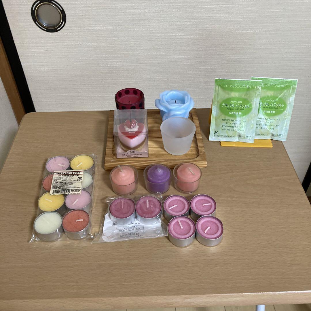 アロマキャンドル&アロマ入浴料