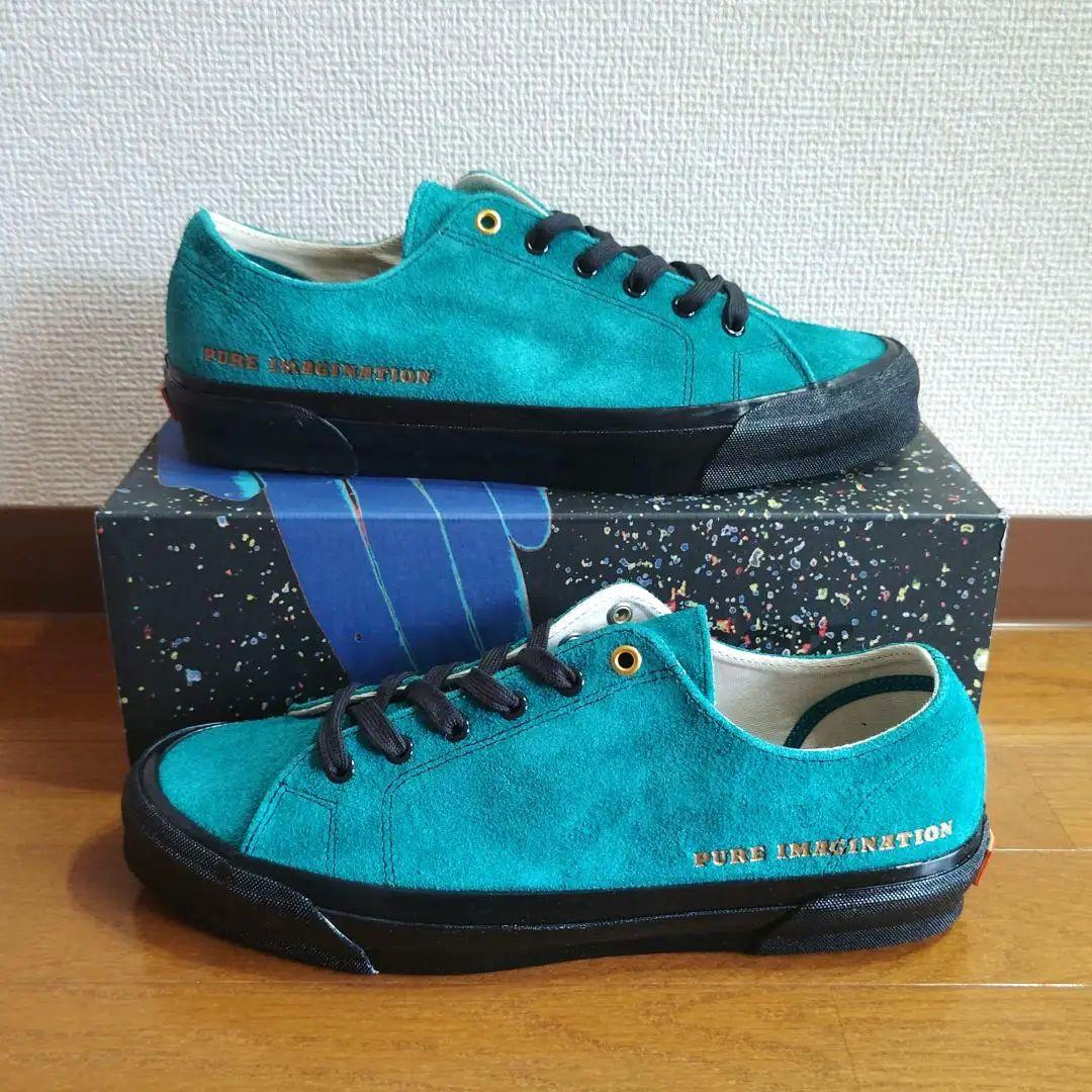 Vans Vault メンズスニーカー グリーン 新品VANS Vault グリーンスニーカー カリフォルニアデザイン29cm