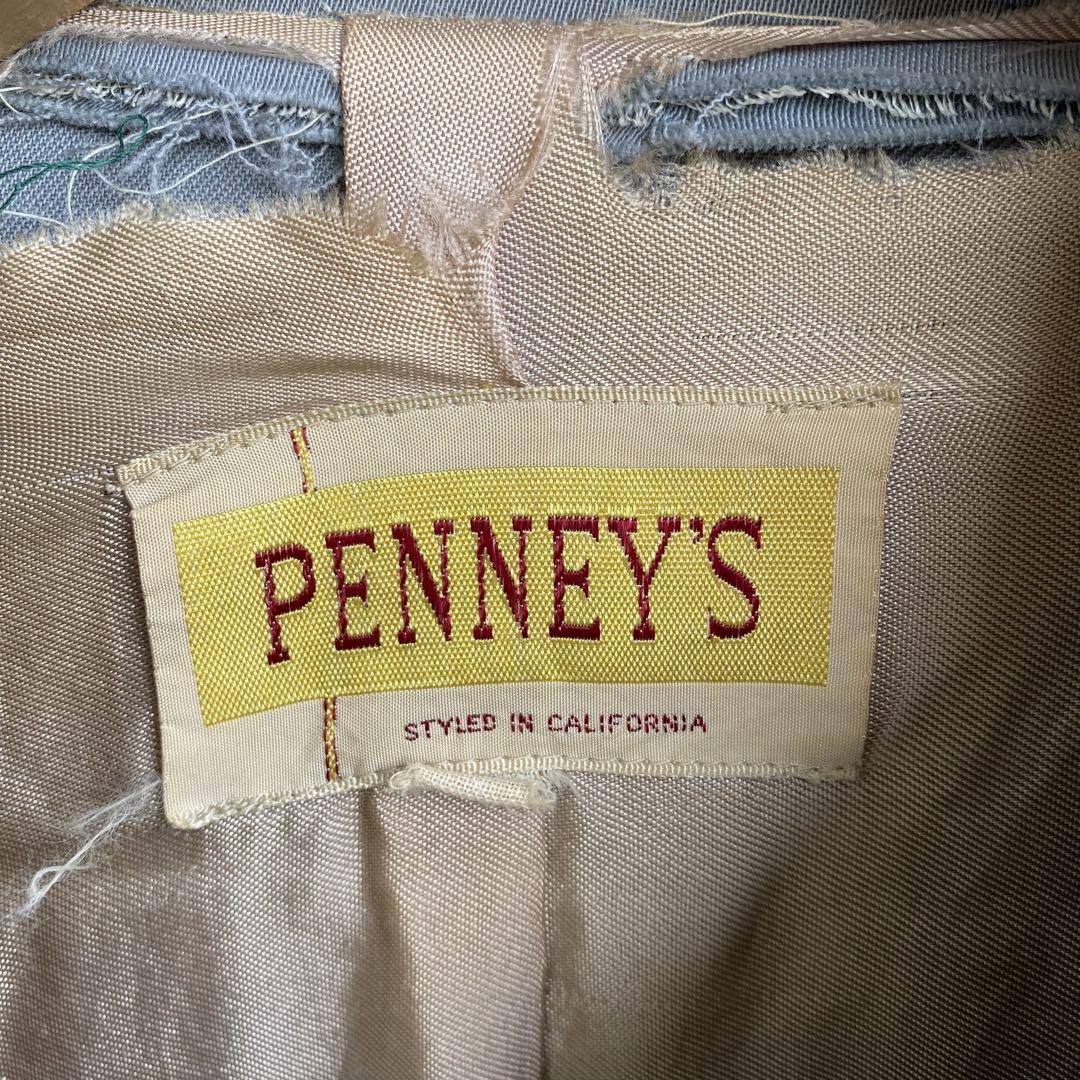 50s vintage ボロ　ギャバジン　ジャケット　penneys 50's PENNEY'S ギャバジンジャケット - used&vintage box Hi-smile