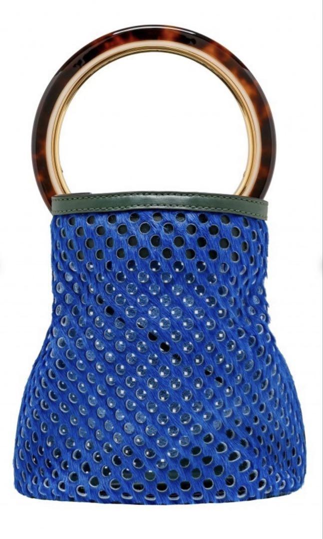 【希少モデル】MARNI パニエバッグ　ポニーヘア