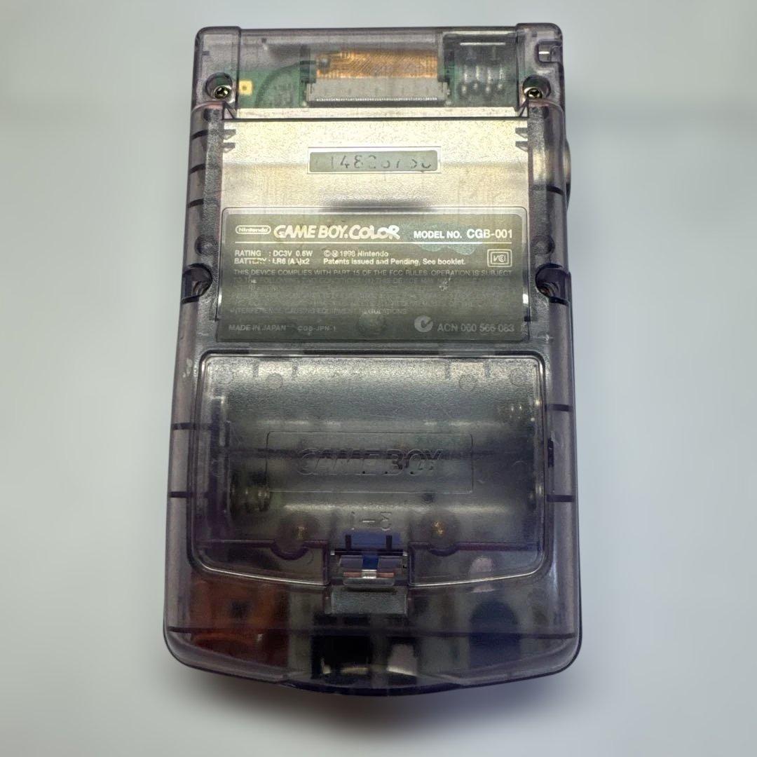 ゲームボーイカラー 純正シュルIPS液晶カスタム ポケモンクリスタル付き ゲームボーイカラー 純正シュルIPS液晶カスタム ポケモンクリスタル付き