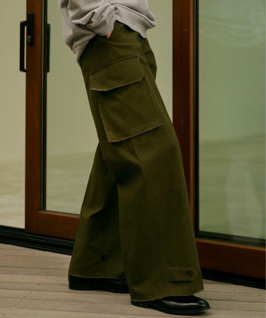 パンツ M47 Wide straight military pants