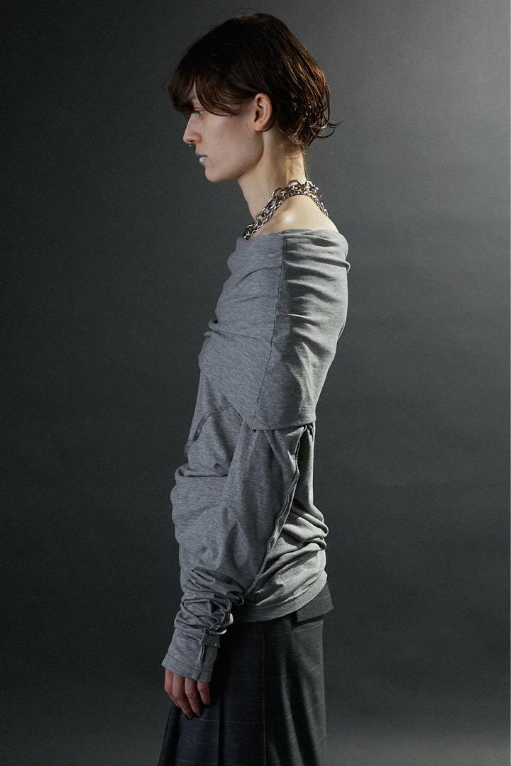 トップス PRANK PROJECT Out Seam Drape Top