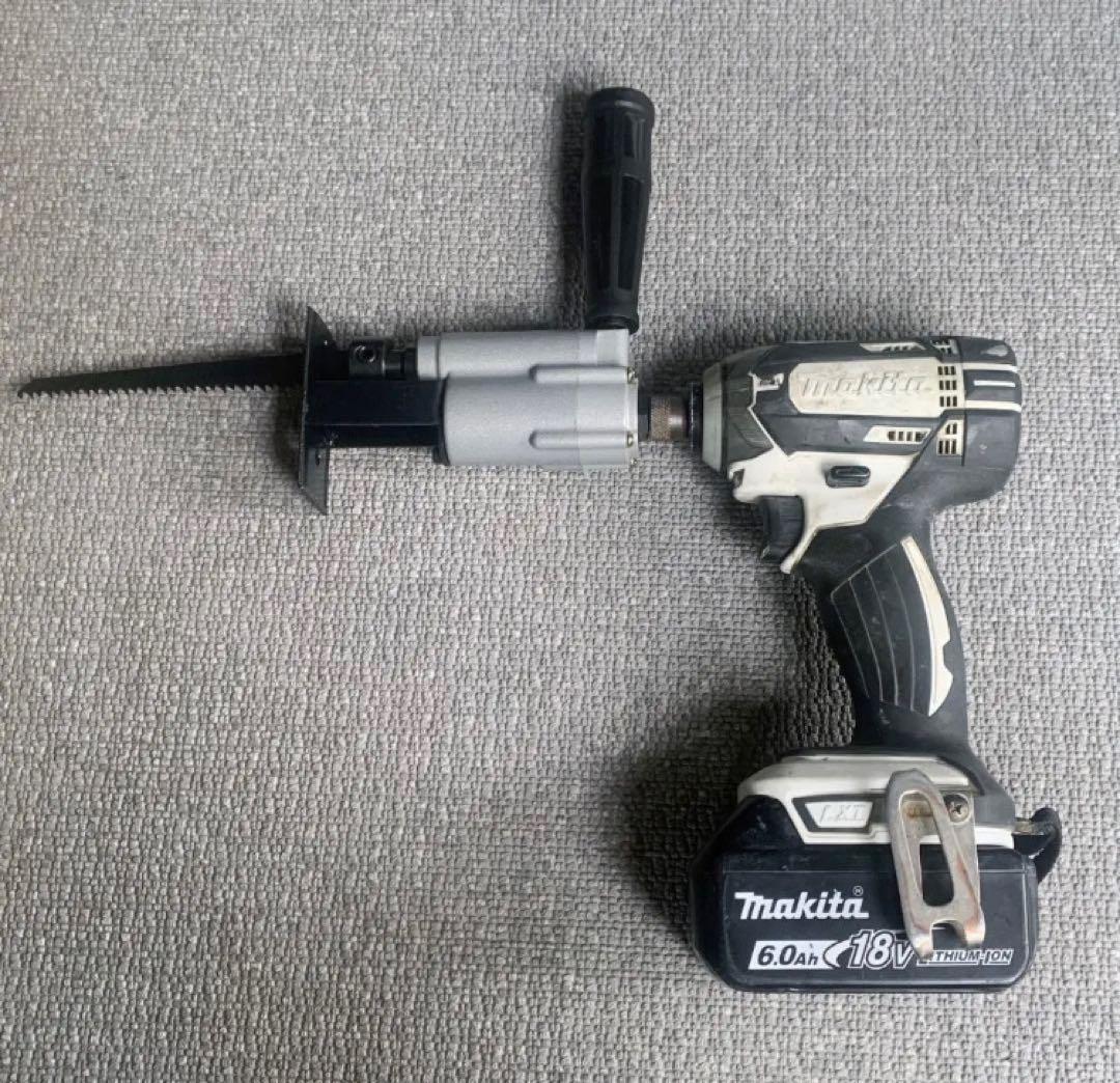 最安値に挑戦! 24時間以内発送 電動ドライバーがレシプロソーになる