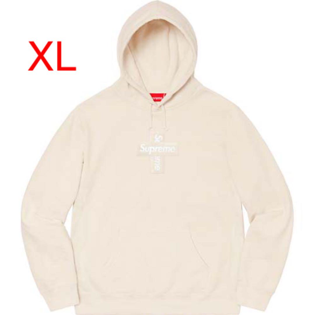 Supreme cross box Logo Hooded XL