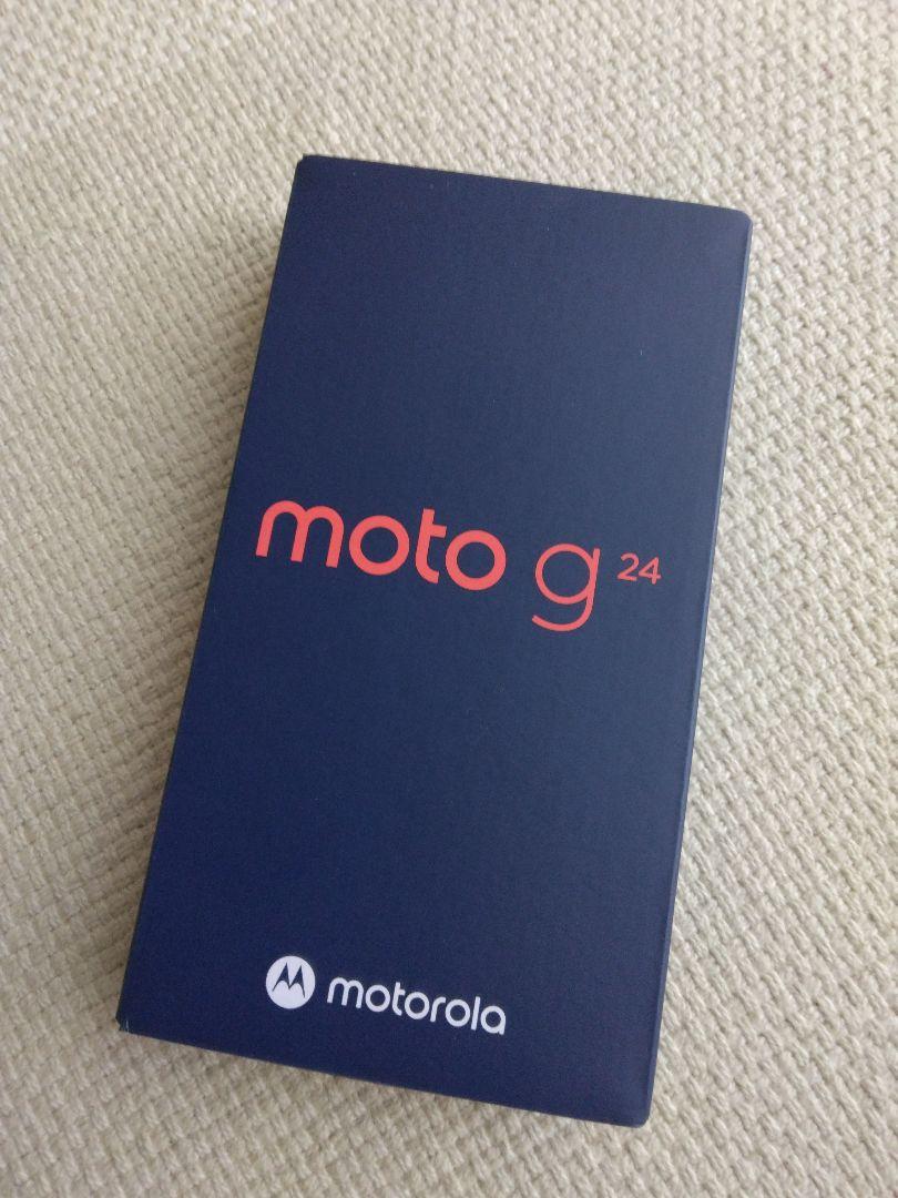 希少 黒入荷！ 新品未開封】 moto g24 マットチャコール 携帯電話本体
