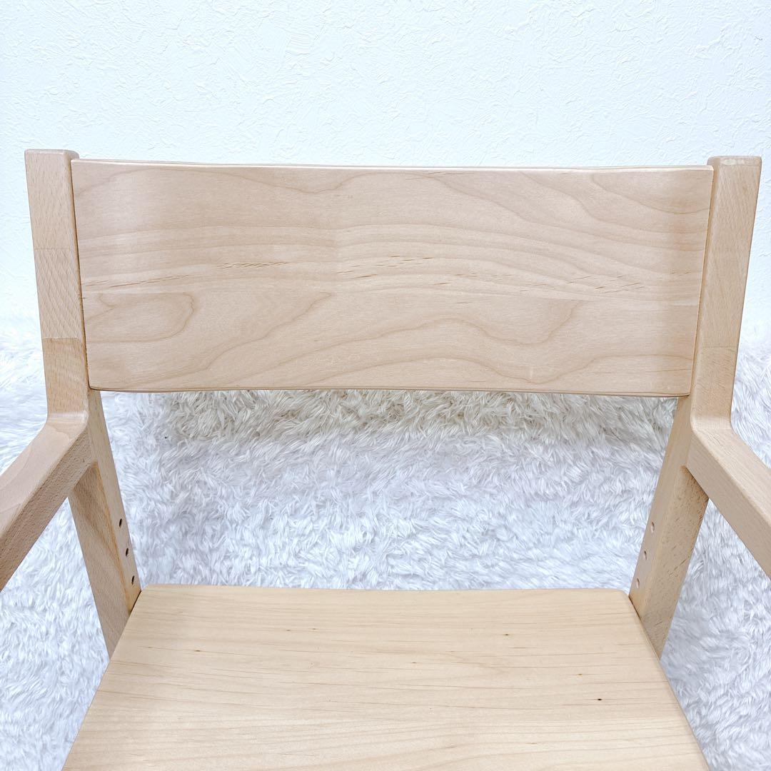 ACTUS Fチェア 学習椅子 木製チェア オーク材 キャスター