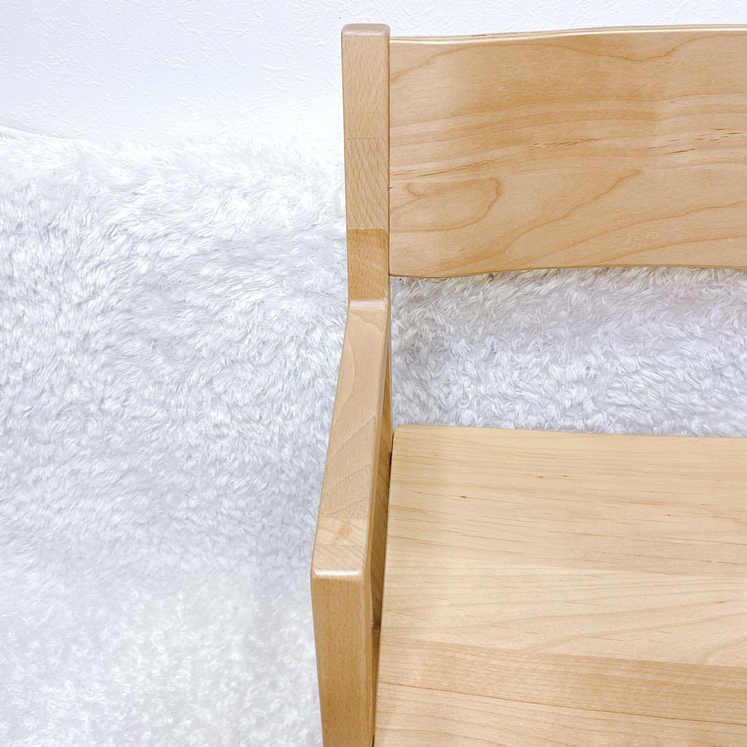 ACTUS Fチェア 学習椅子 木製チェア オーク材 キャスター