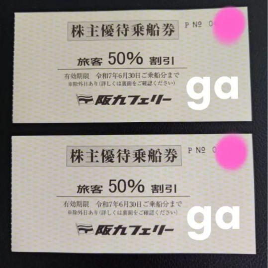 株主優待券