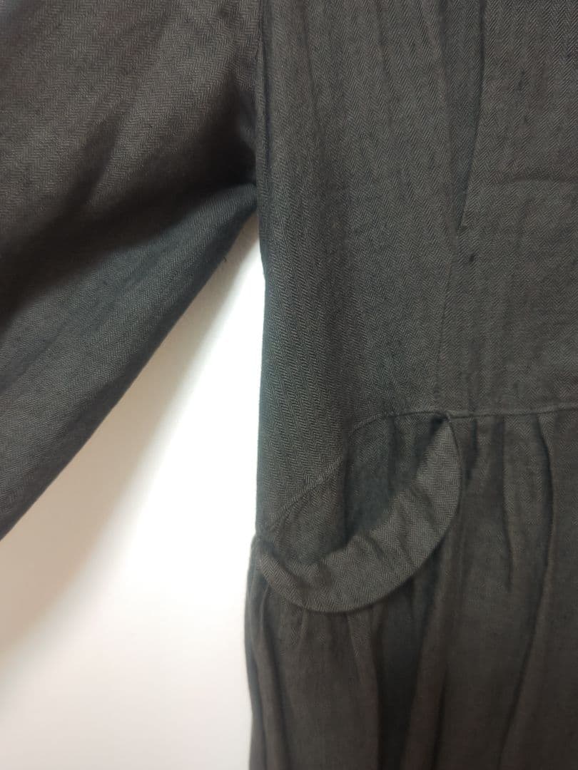 リゼッタLISETTE アドラノアールシャンブレー38　ロングワンピース