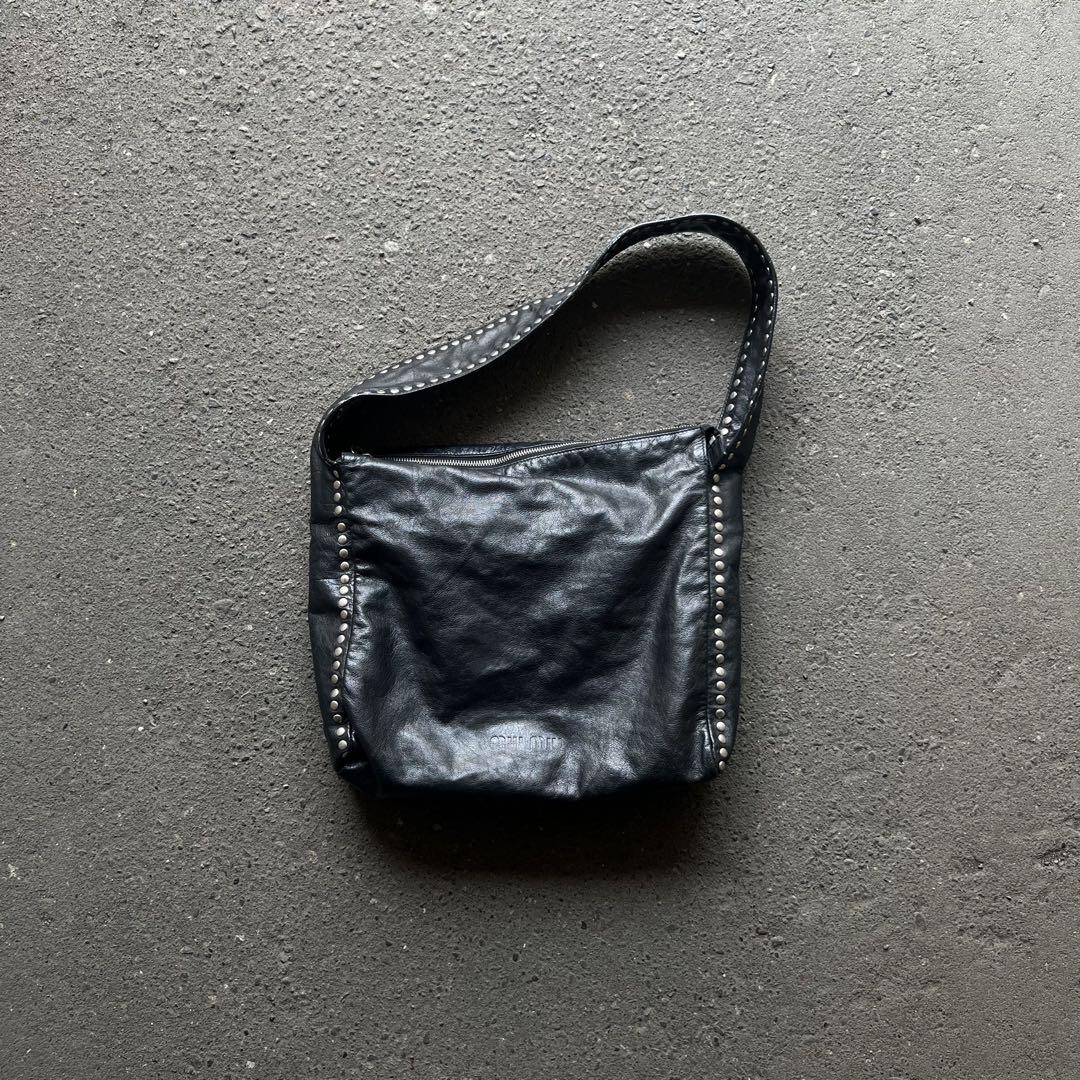 MIU MIU 90s Archive studs shoulder bag - メルカリ