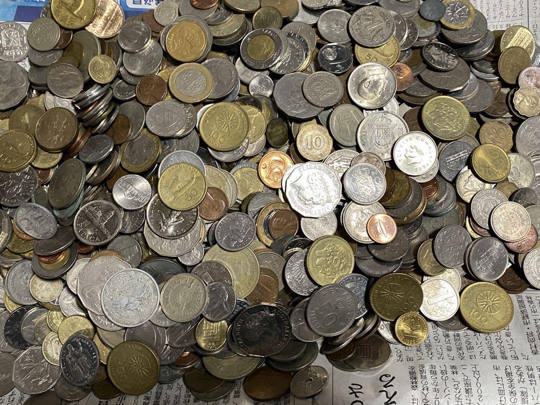 S*N様 5.2kg まとめて 外国コイン 硬貨 古銭 貨幣 アメリカ ヨーロッ