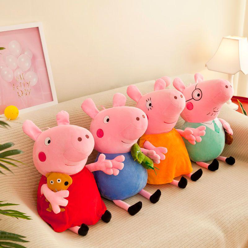 ペッパピッグ Peppa Pig ペッパファミリー ぬいぐるみ 4体セット