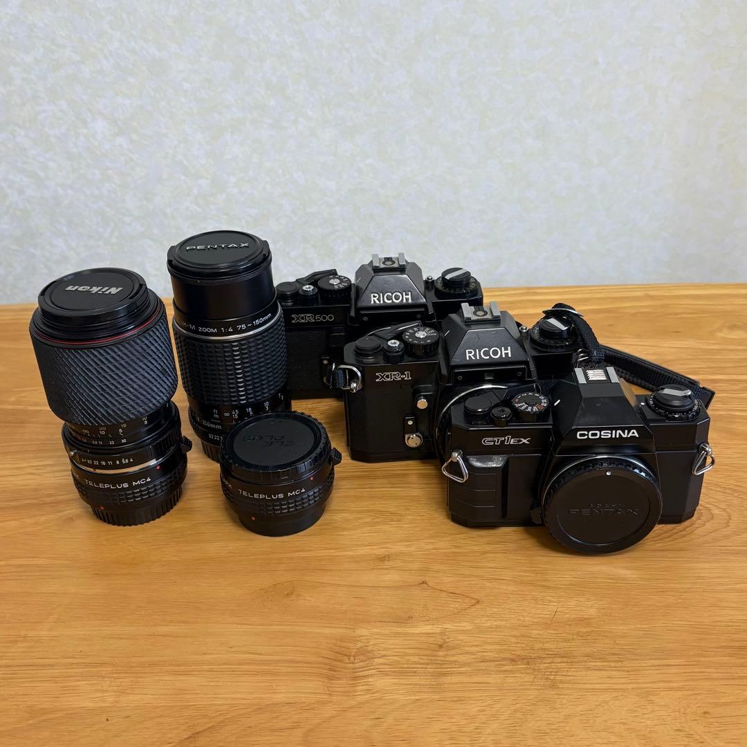 RICOH XR-1 XR500 COSINA CT1EX Kマウントレンズ