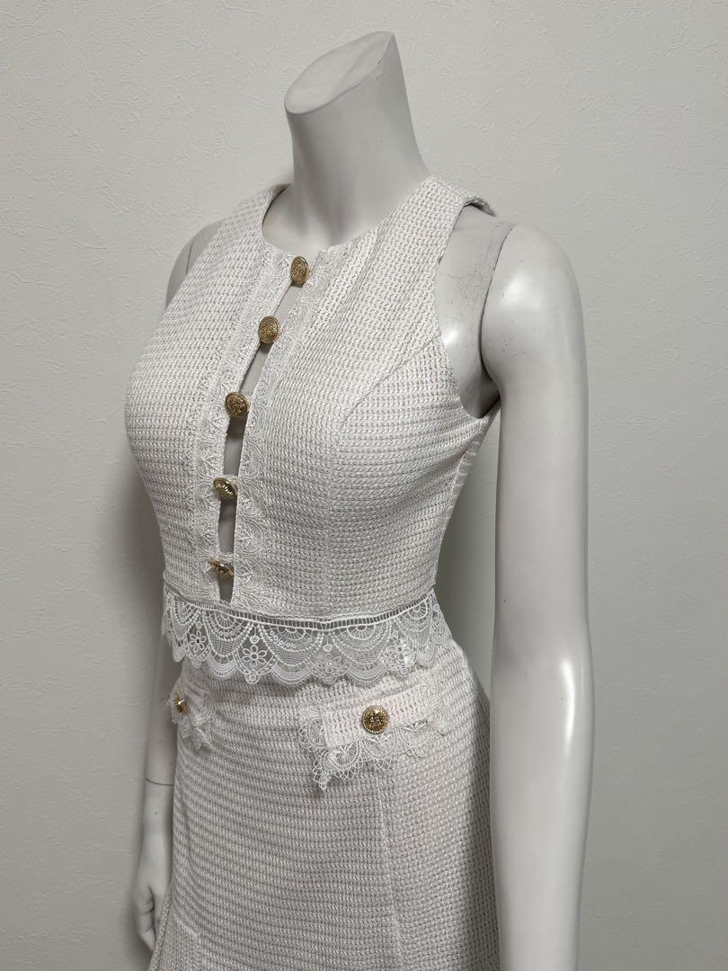 ROBE de FLEURSローブドフルール・レースセットアップドレス