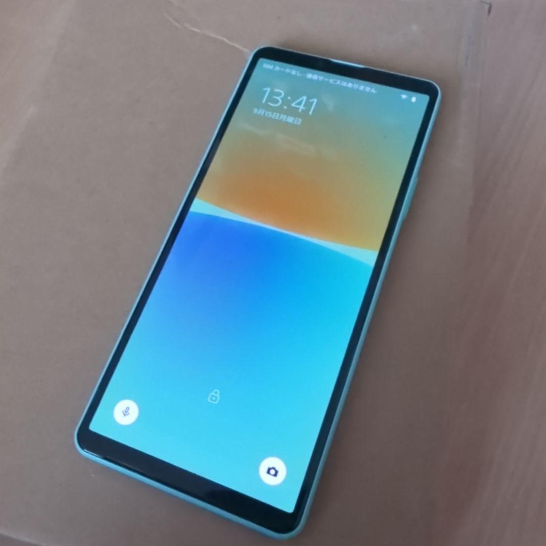 sony Xperia au SOG07 エクスペリア10Ⅳ 画面焼けあり