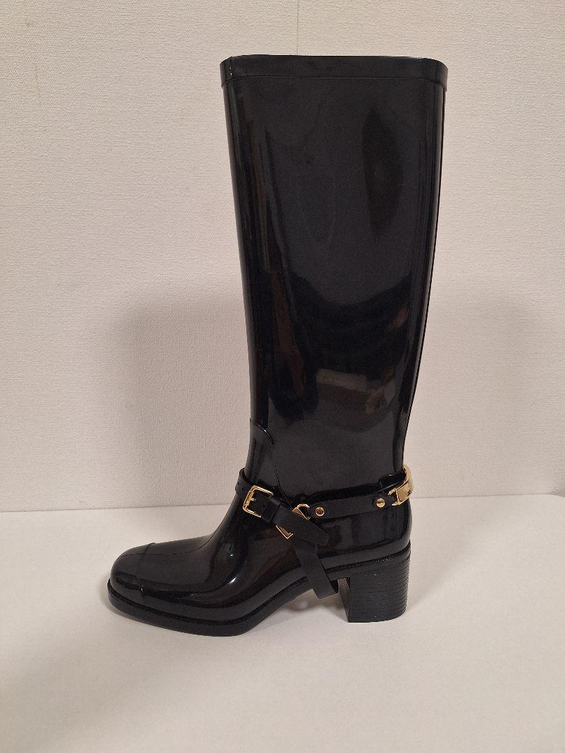 新品未使用【JIMMY CHOO】ロングレインブーツ