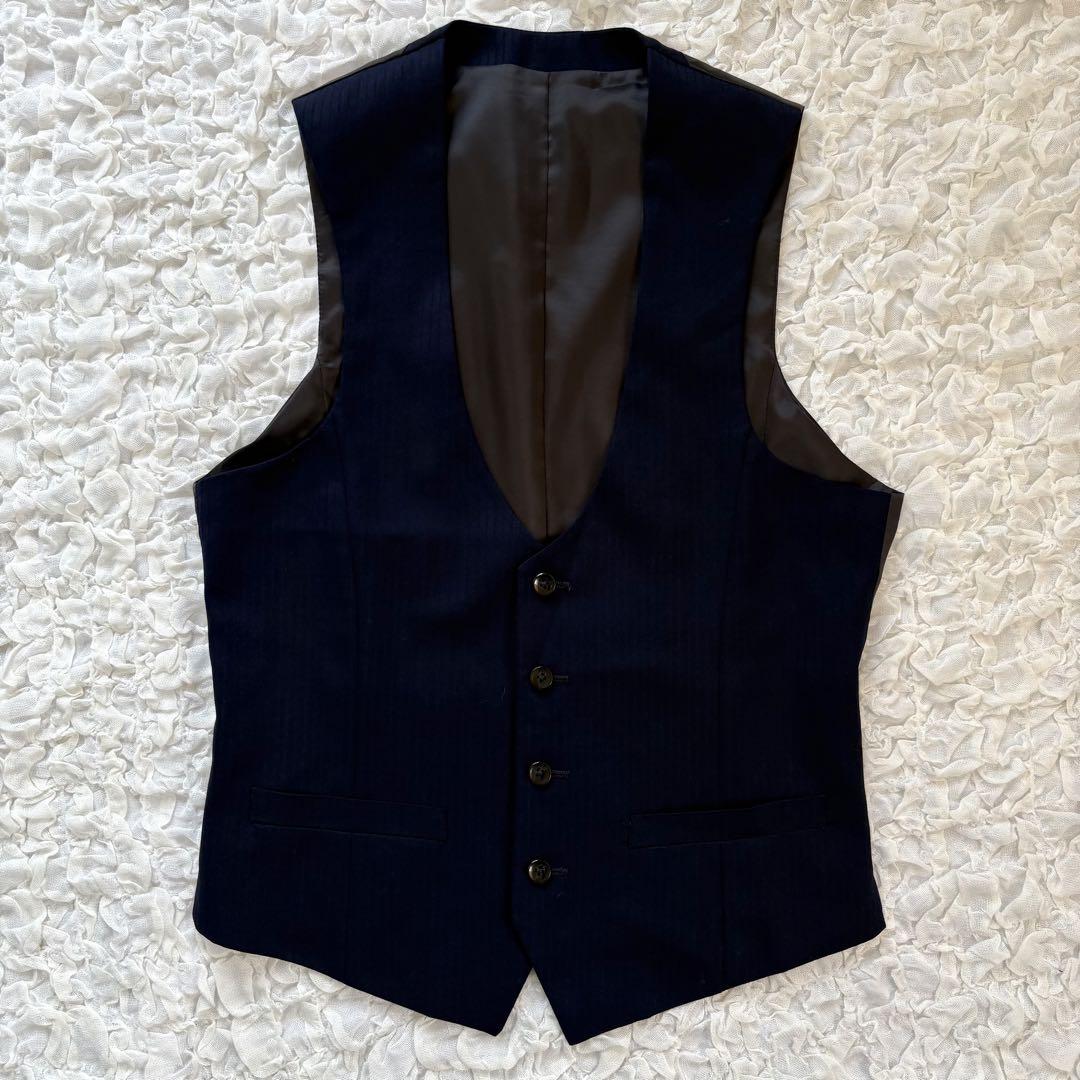 【3ピース】Perfect Suit FActoryセットアップスーツ ネイビー