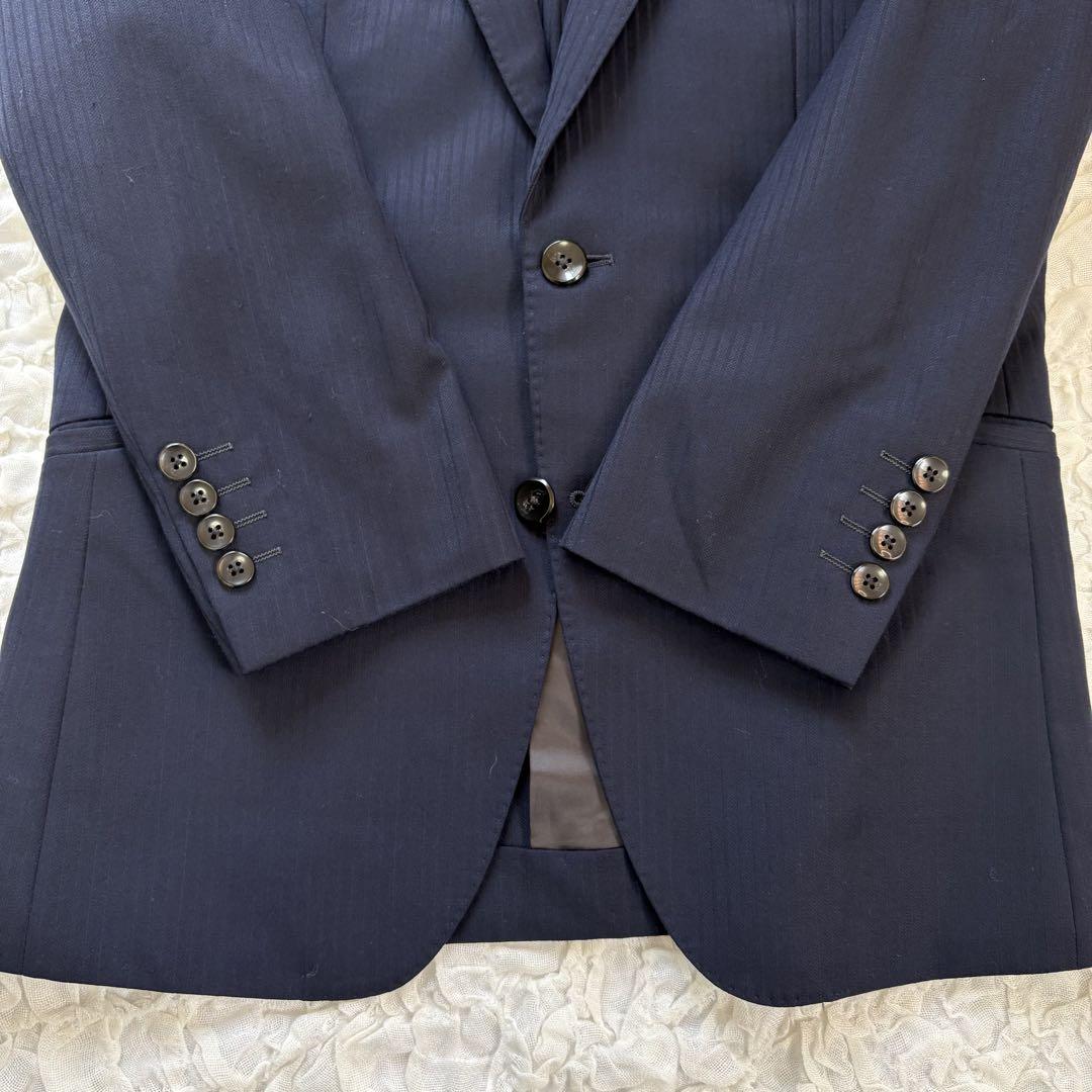 【3ピース】Perfect Suit FActoryセットアップスーツ ネイビー