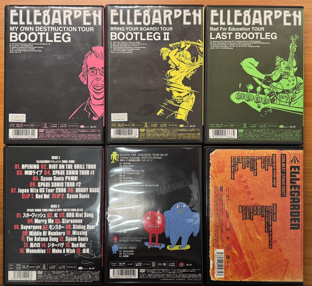 ELLEGARDEN DVD 6枚セット ELLEGARDEN LIVE DVD 6巻セット - メルカリ