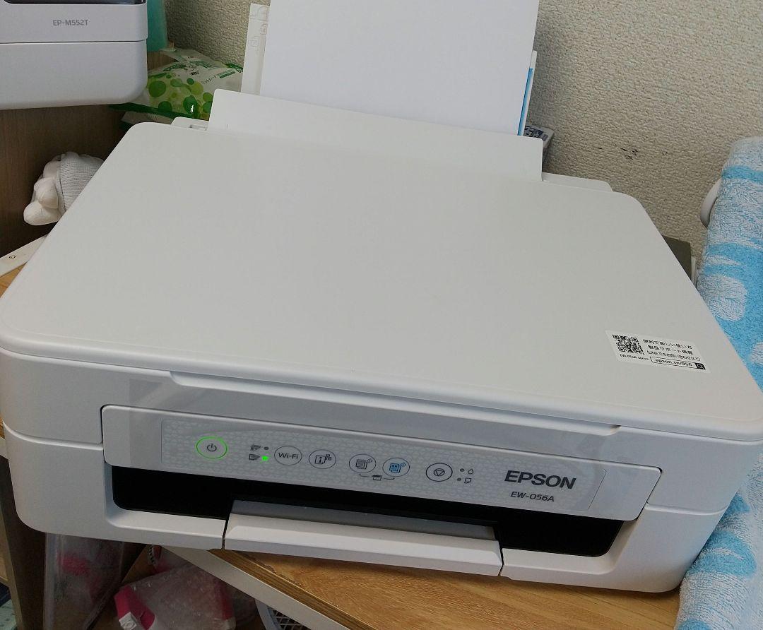 EPSON EW-056Aインクジェットプリンター(２０２３年製)純正インク付き