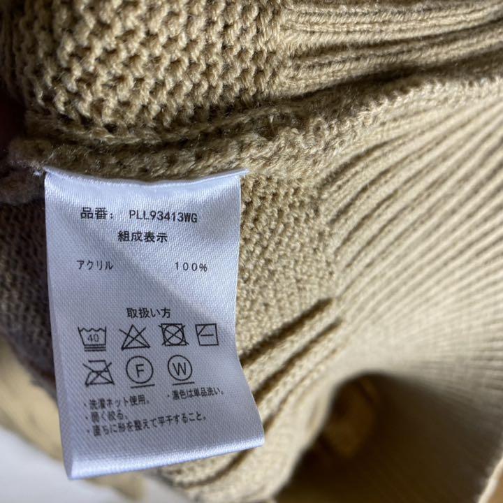 安いHOT ニット オーバーサイズ V字ネック 古着 HMGUC-m41399024165 カーディガン ブラウン POLO 人気SALEお買い得
