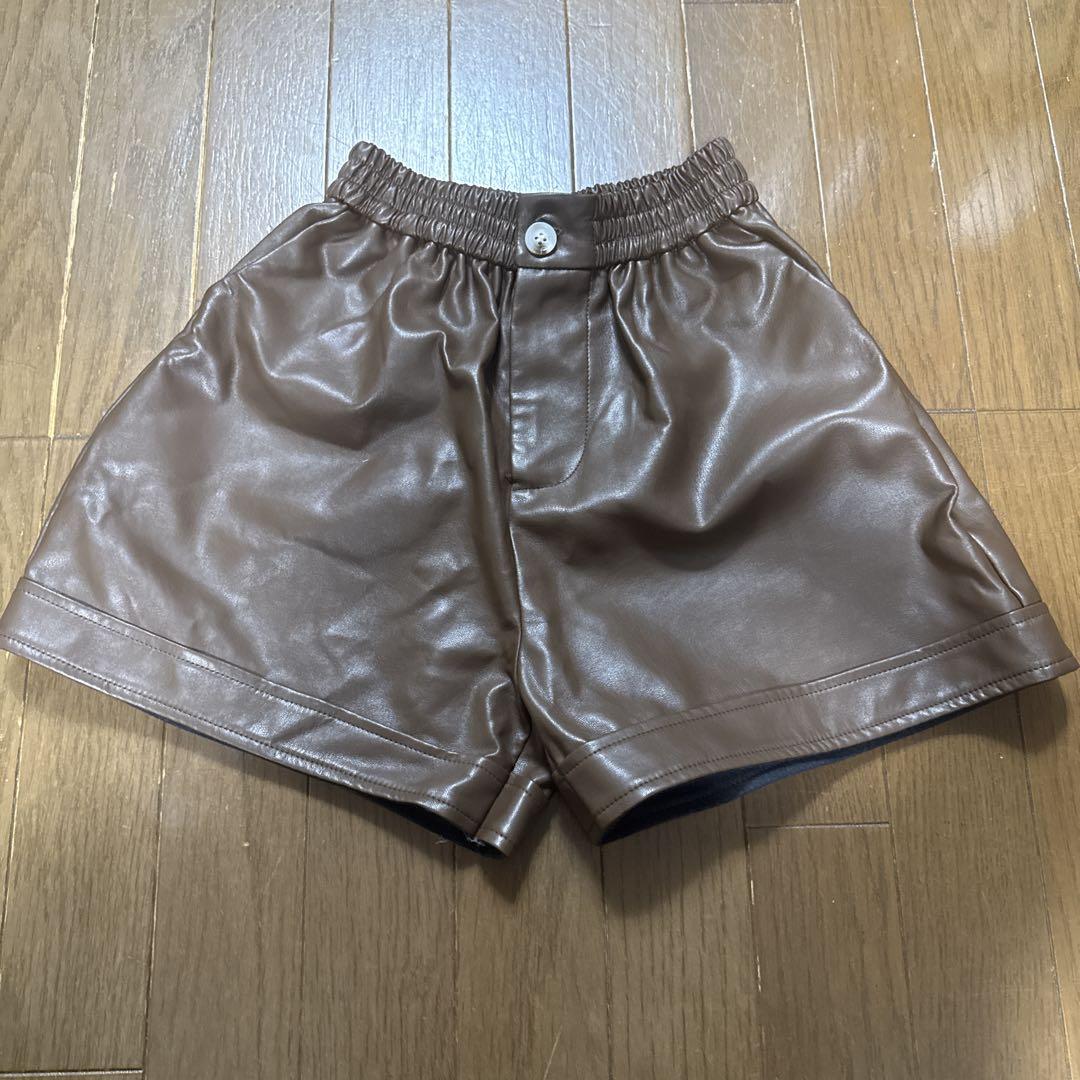 NKNIT ブラウン ショートパンツ 合成皮革 pkn0296_item_485.jpg?fitin=720:720