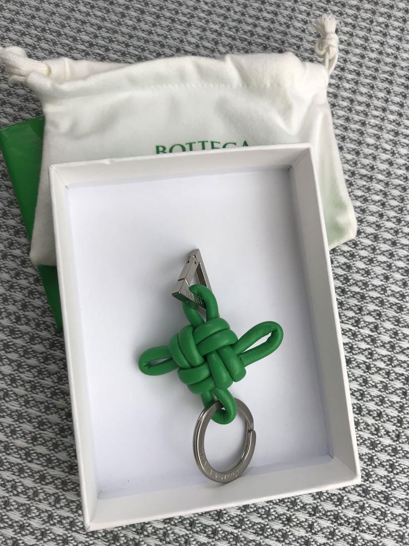 BOTTEGA ボッテガヴェネタ トライアングル キーホルダー キーリング 緑