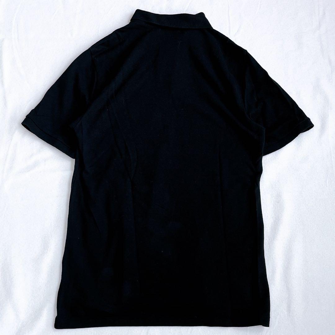 美品 ポロラルフローレン ポロシャツ 刺繍ロゴ 黒 XL ポニー