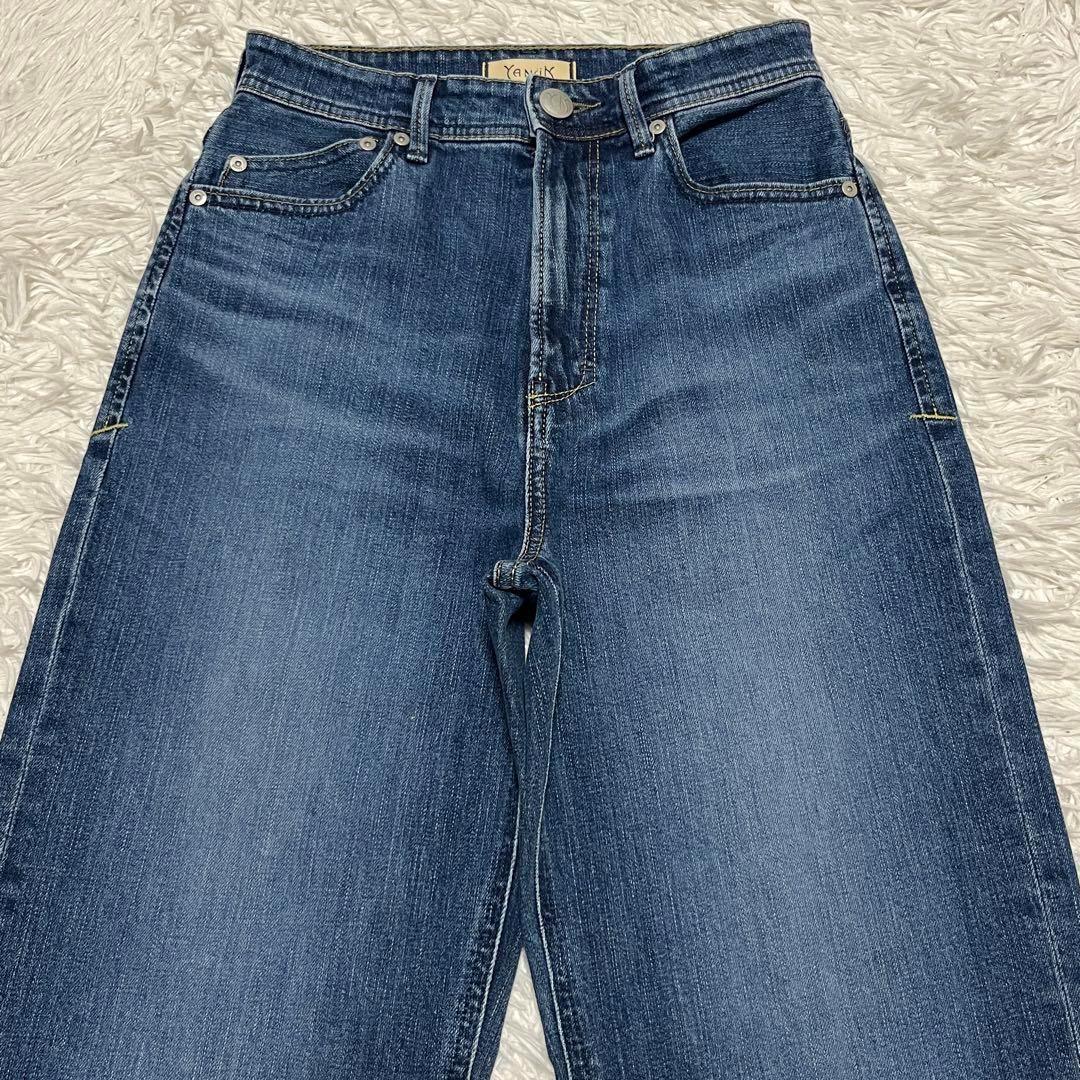豪華 美品】ヤヌーク ハイ デニム ボーイズストレート lea レア パンツ