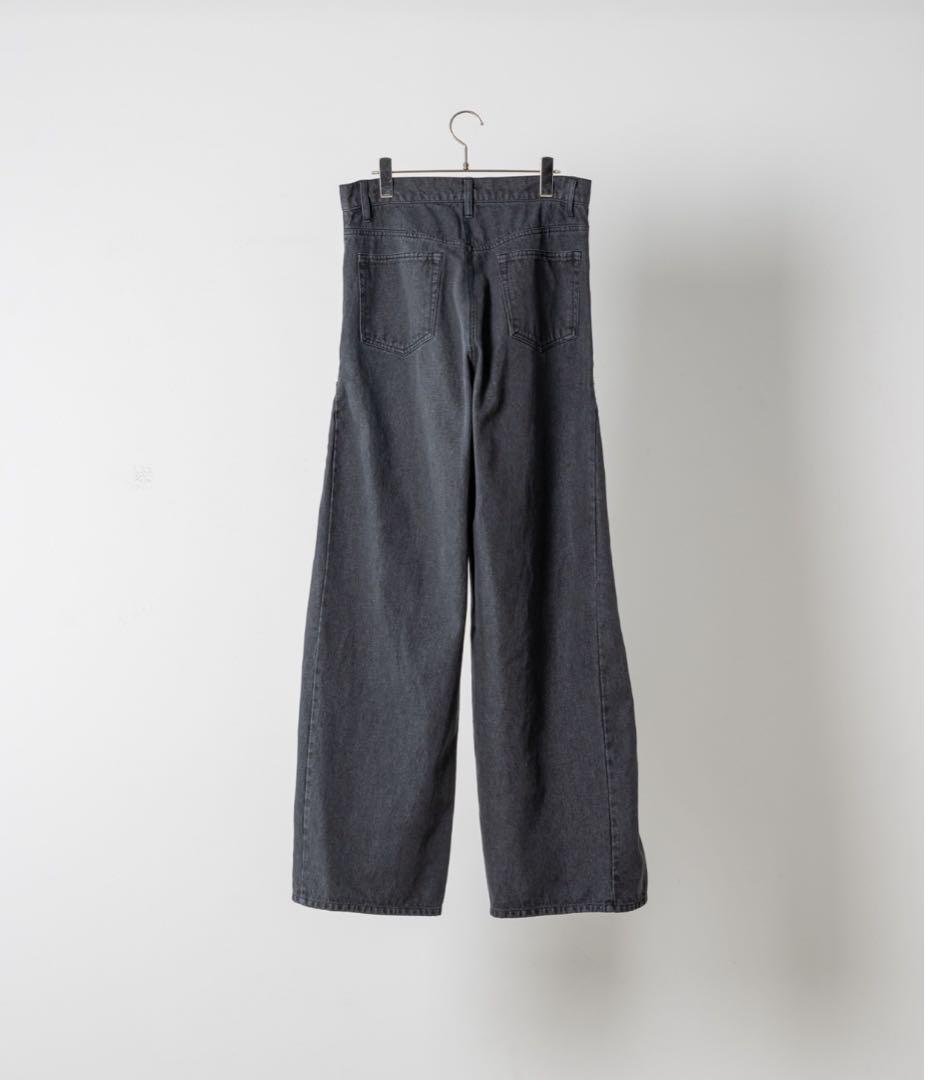 【soerte】3WAY SIDE-ZIP BUGGY DENIM PANTS 【soerte】3WAY SIDE-ZIP BUGGY DENIM PANTS