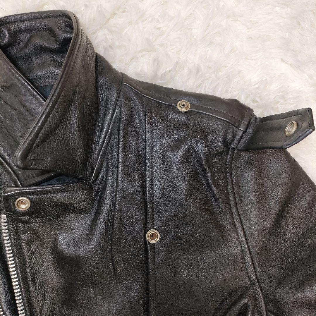 ジョンソンズ メックステックス MEXTEX レザー ダブルライダース 44 L 画像13