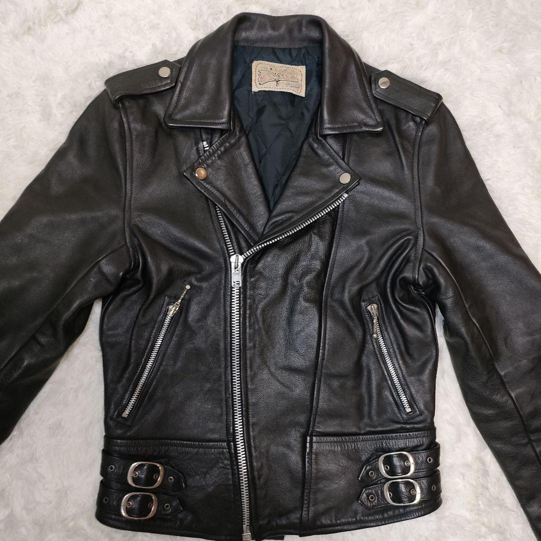 ジョンソンズ メックステックス MEXTEX レザー ダブルライダース 44 L 画像2