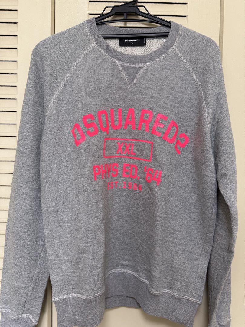 DSQUARED2　ディースクエアード　スウェット　メンズS　グレー