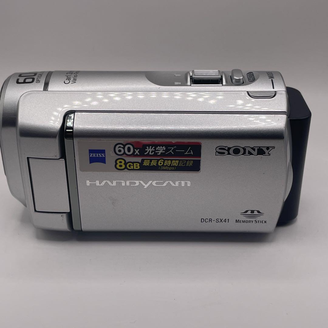 動作品✨　SONY ハンディカムDCR-SX41 シルバー　平成21年製