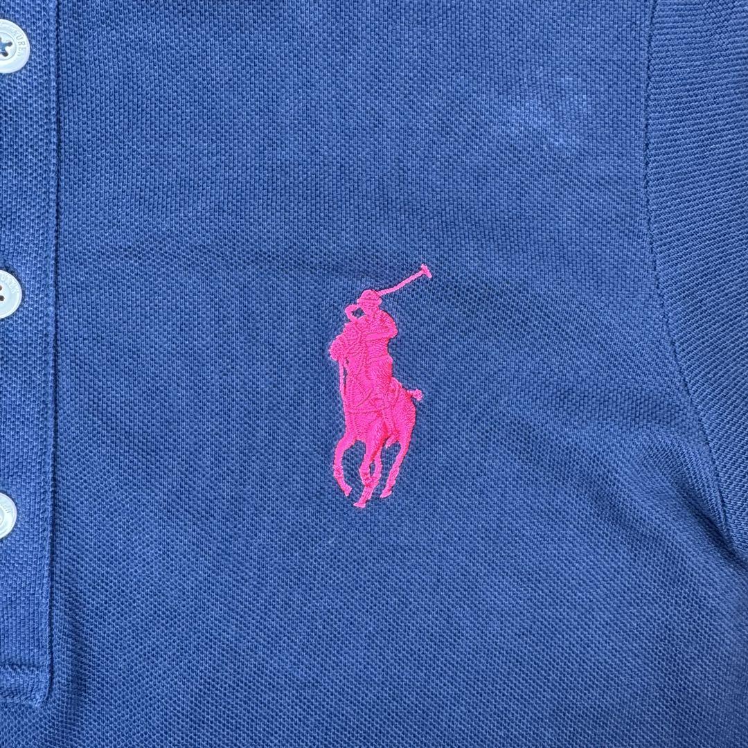 ラルフローレン】ポロシャツワンピース ビッグポニー 刺繍