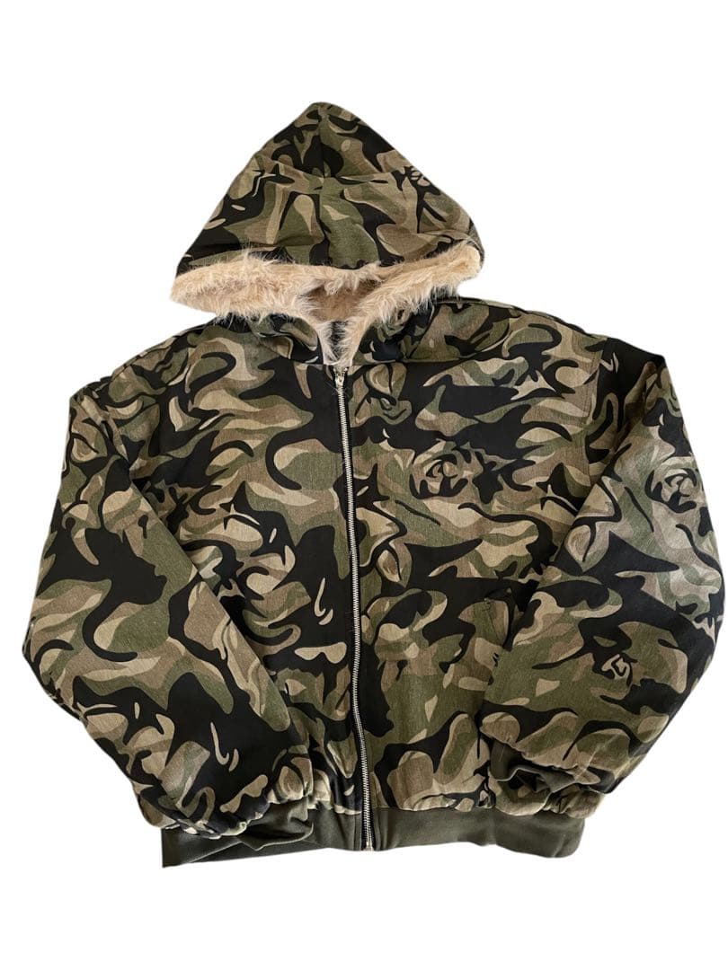 カモフラージュファージャケット y2k