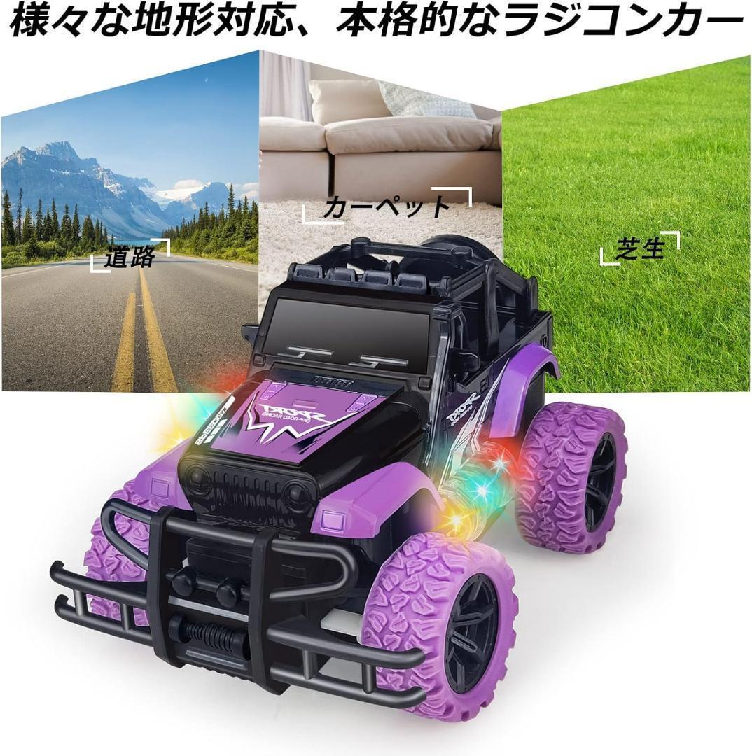 コメント不可 ホビー 自作 ラジコンカー パープル