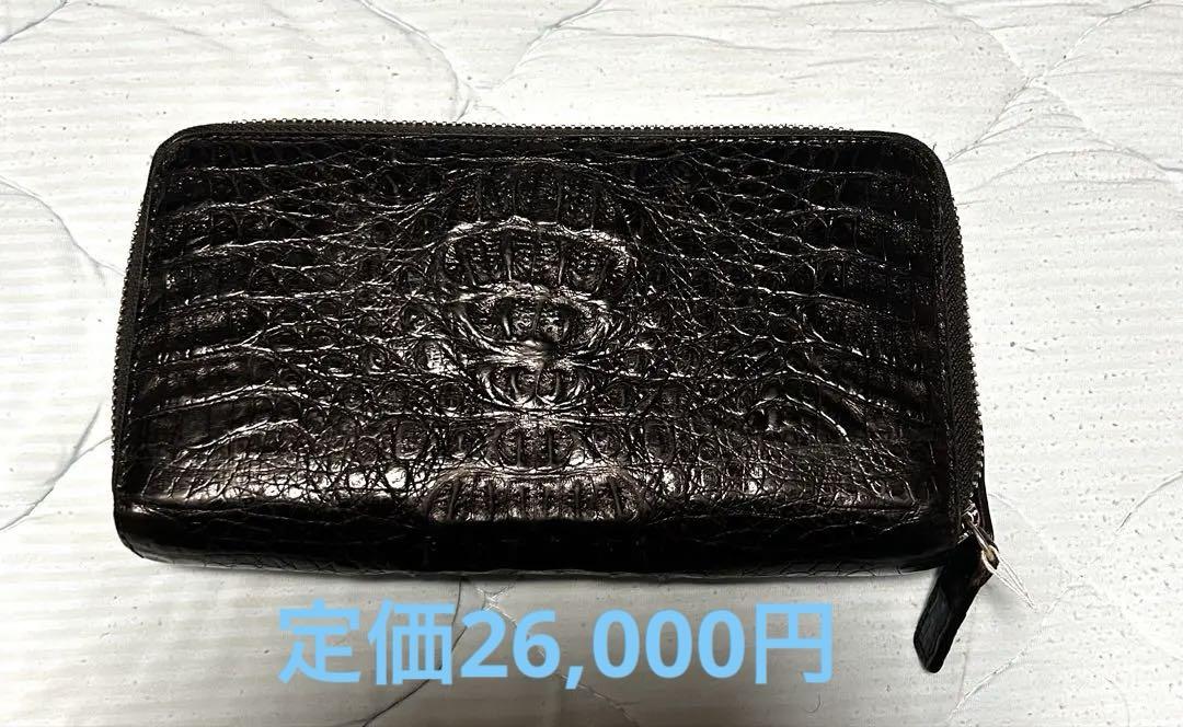 GODPANIC クロコダイルレザー 長財布 ブラック