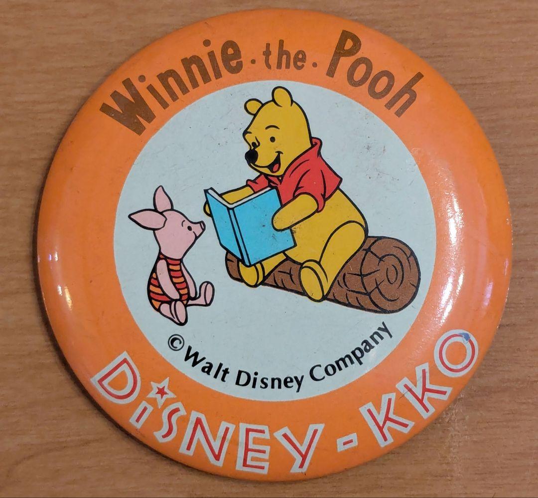 ディズニー 缶バッジ Disney-kko オンワード樫山 レトロ - メルカリ