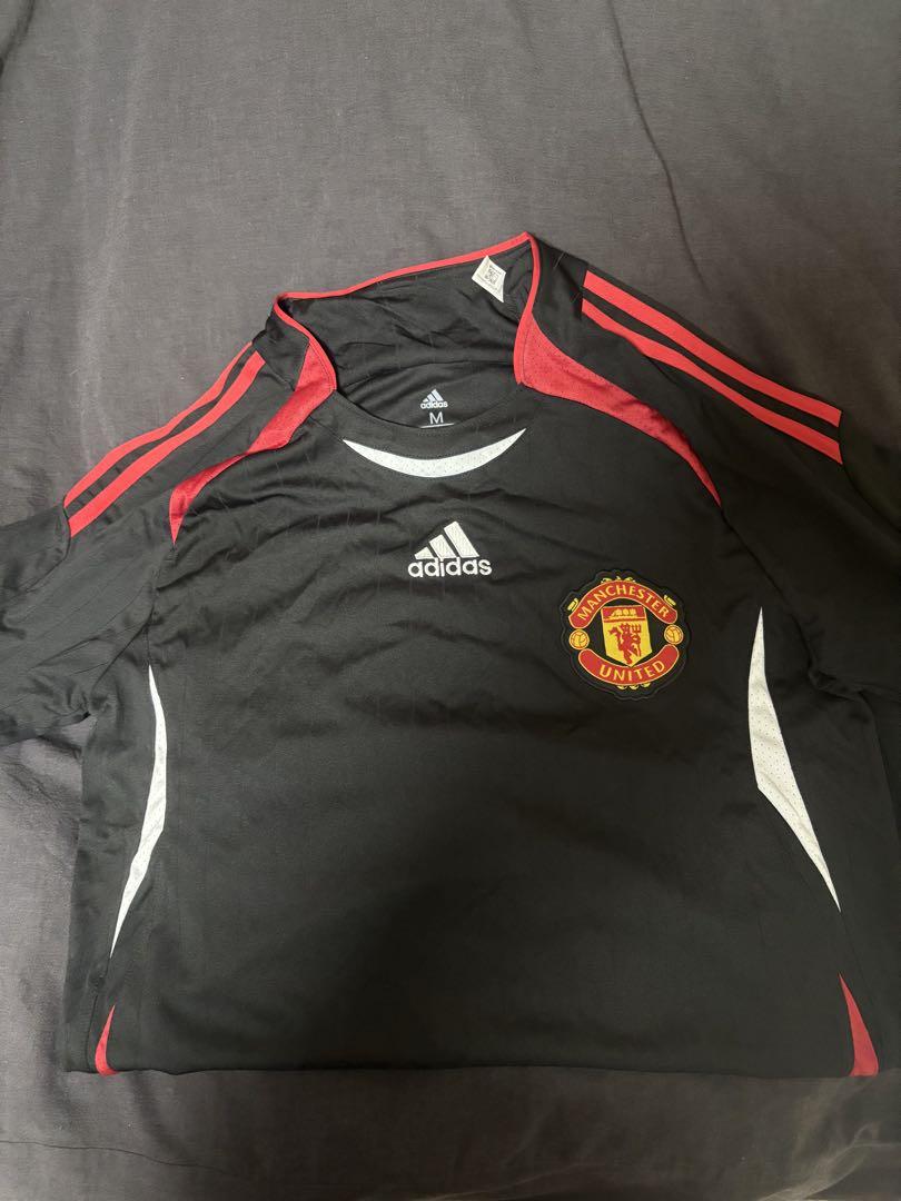 す*お様 【希少】adidas Manchester United Mシャツ 黒