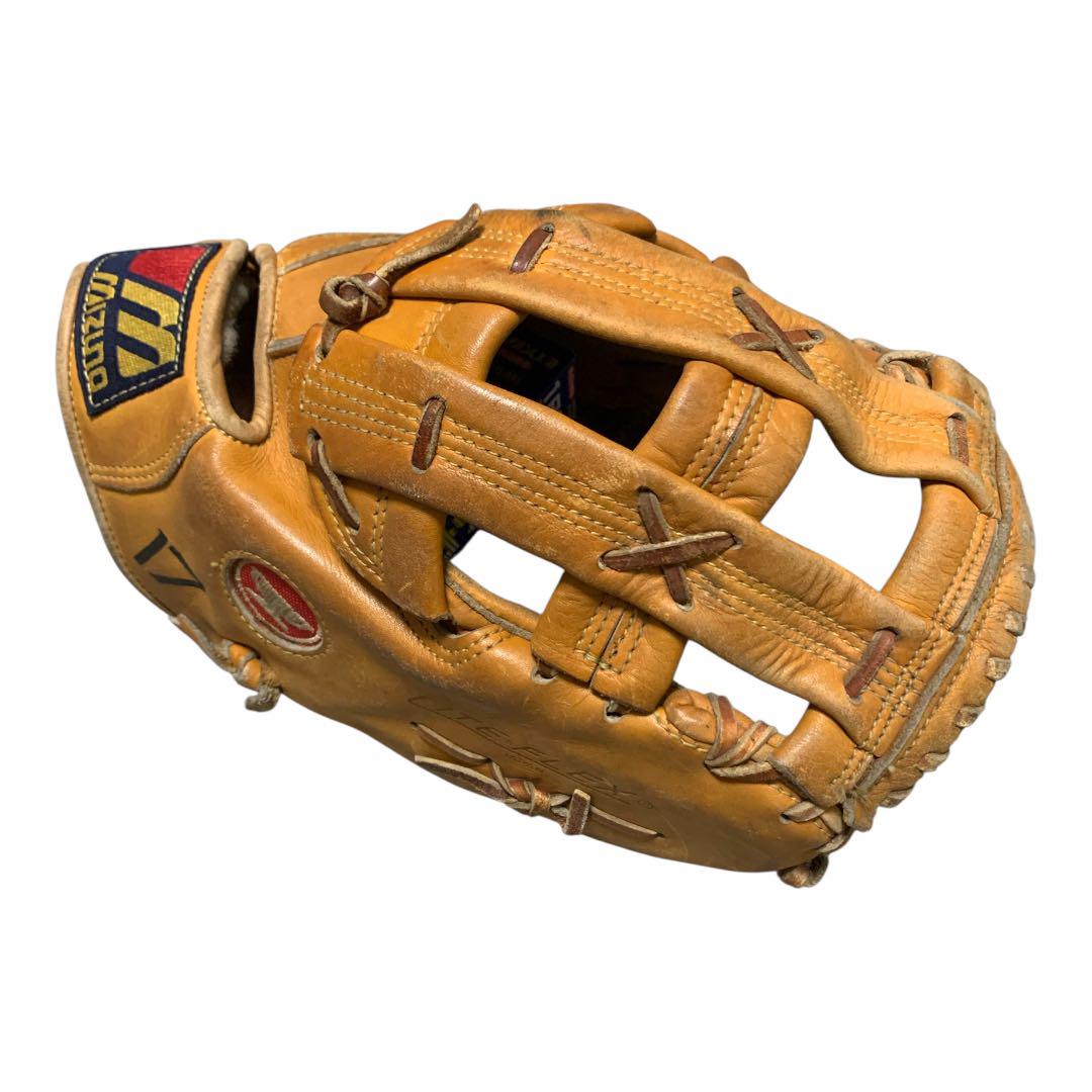 ヴィンテージグラブ ミズノ MIZUNO 赤カップ 硬式用 右投 外野