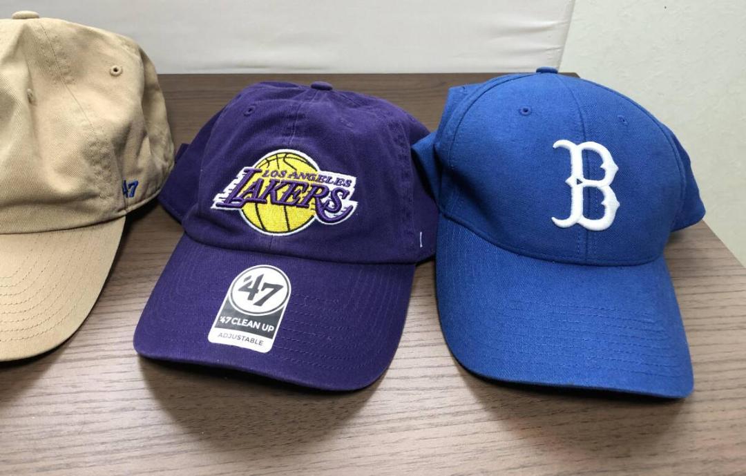 47Brand Dodgers,Lakers Cap 4個セットまとめ売りフリー