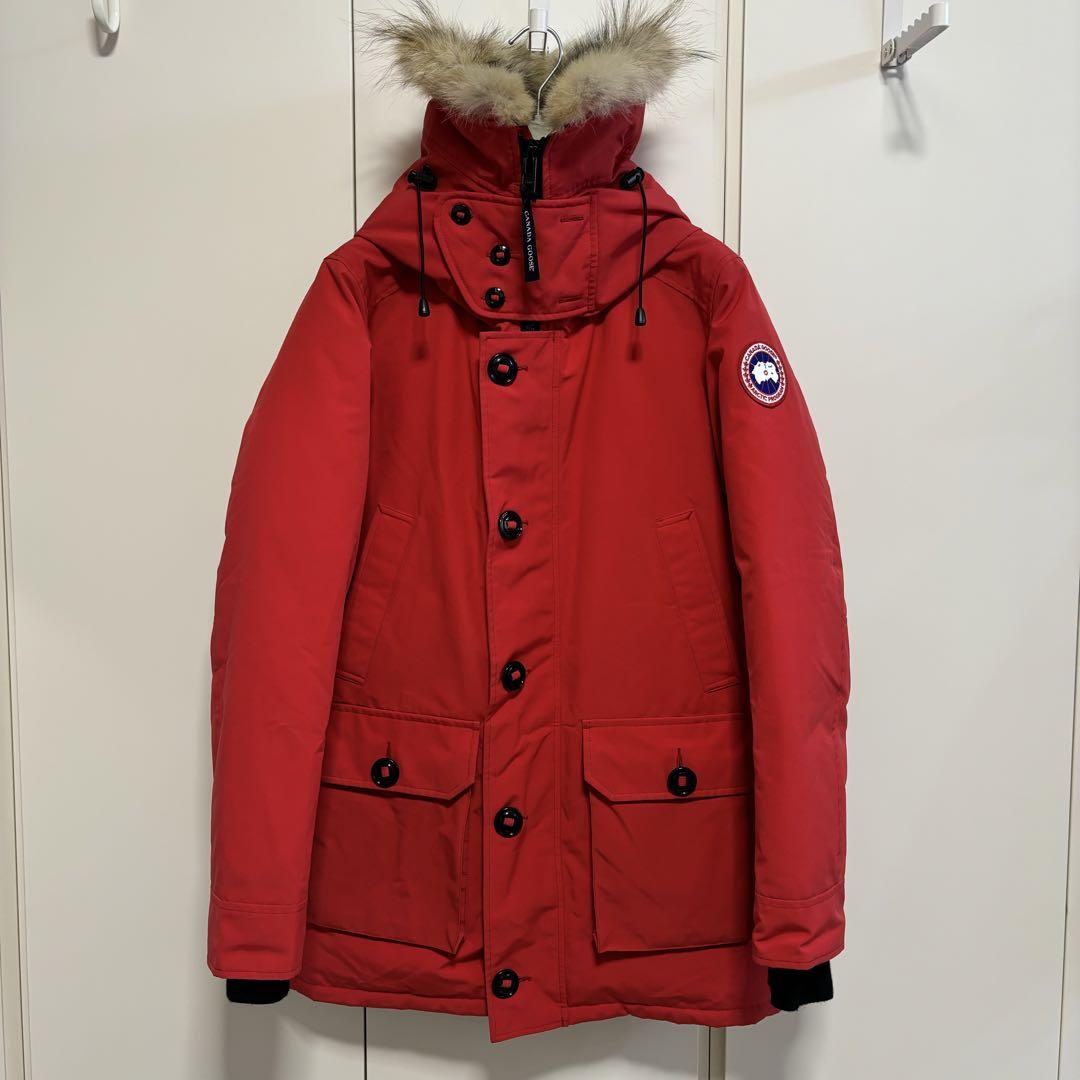 【美品】カナダグース ダウンジャケット 赤 Mサイズ
