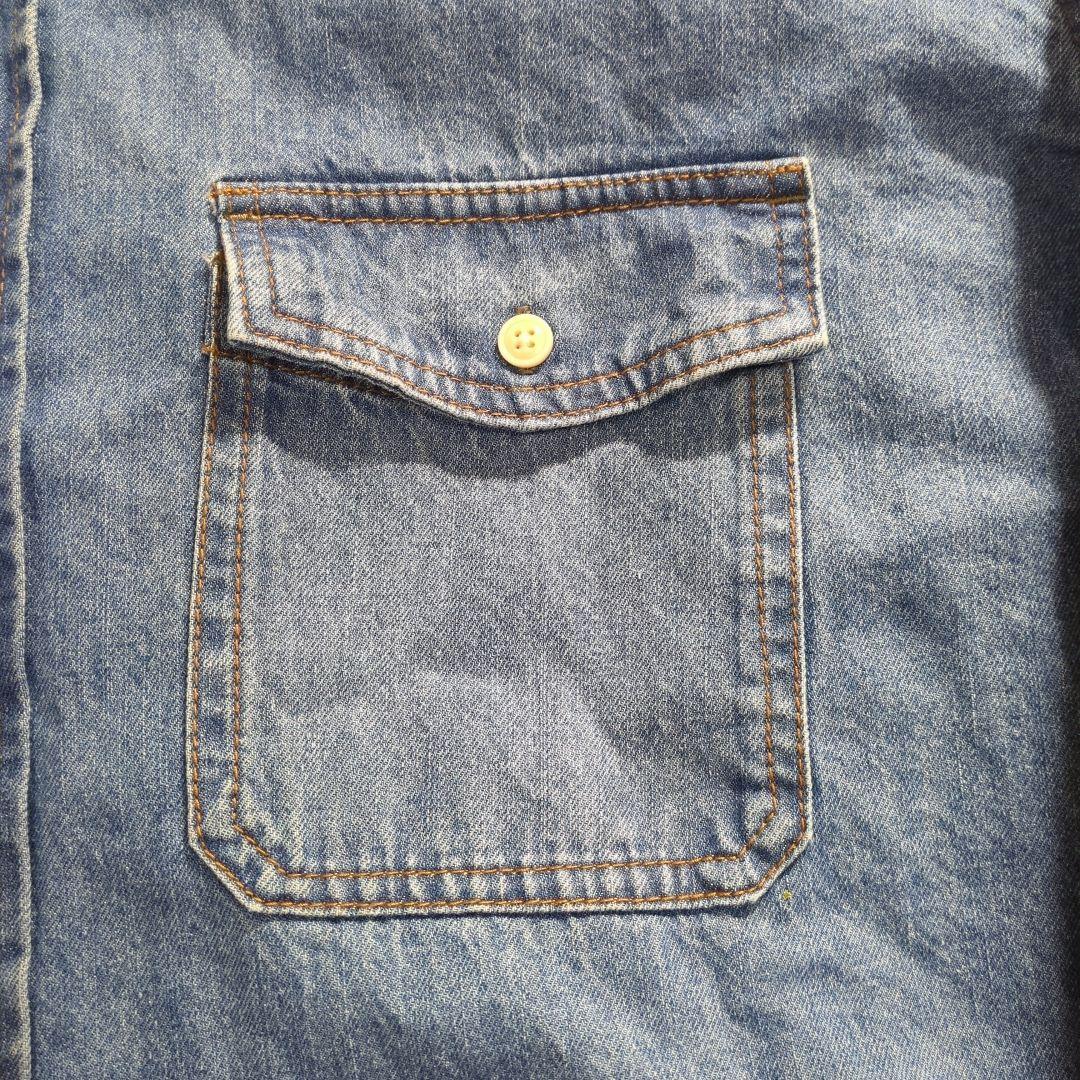 JOURNAL STANDARD relume デニムブルー長袖シャツ