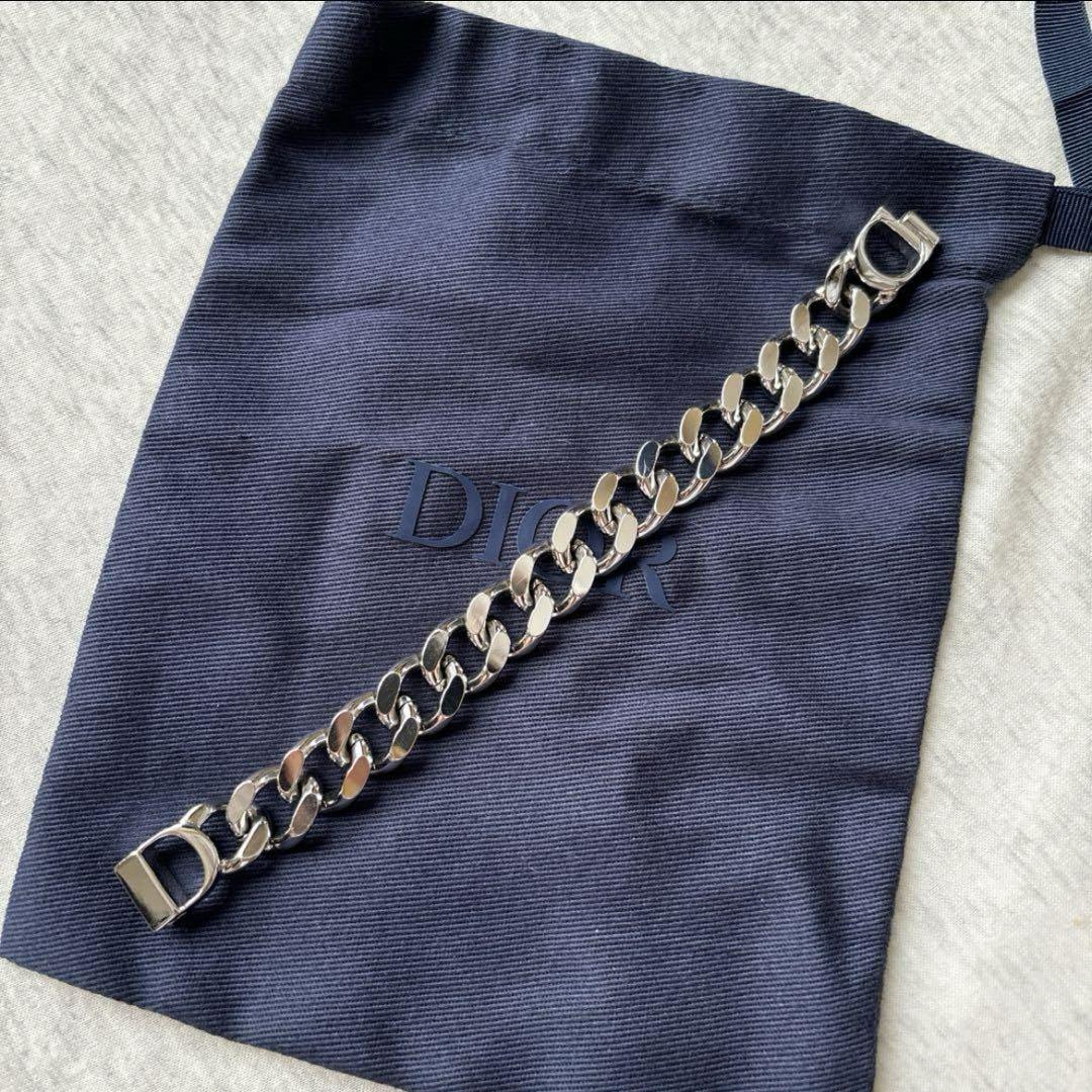美品 DIOR ディオール CD Icon チェーンリンク ブレスレット