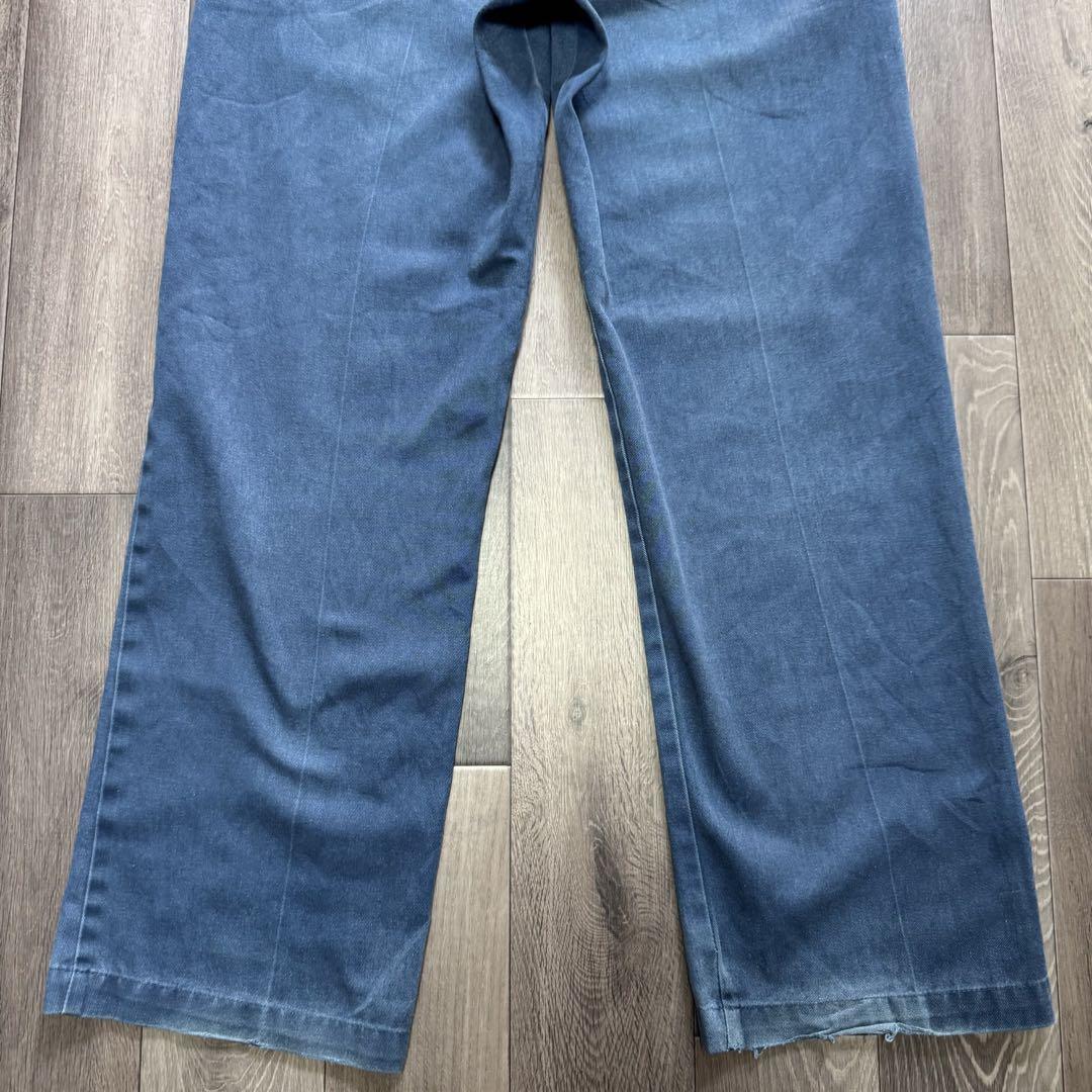 90s USA製 Dickies874 ネイビー フェード ワークパンツ 雰囲気