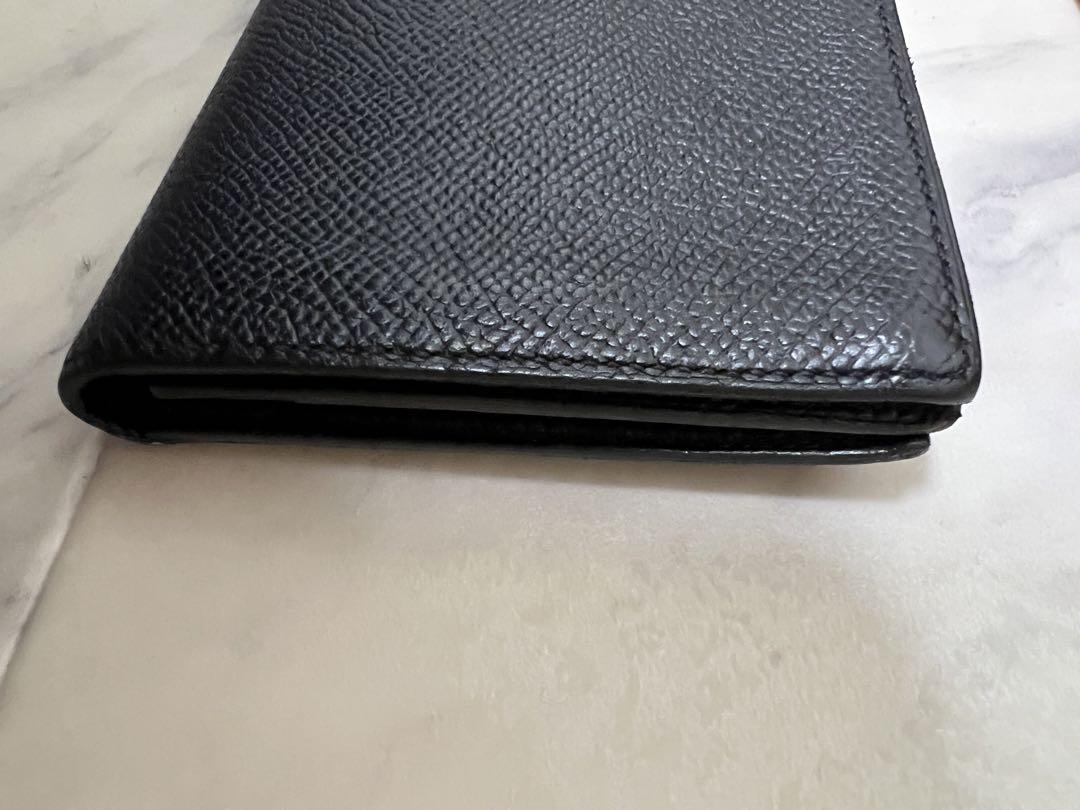 HERMINE エルメス　ベアンスフレ　長財布　ブラック　ゴールド金具　A刻印